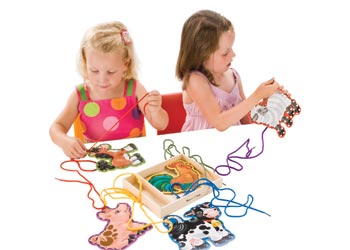 Lace & Trace Farm Animals by Melissa and Doug