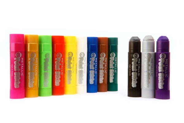 12 pk of Metallic Paint Sticks by Little Brian
