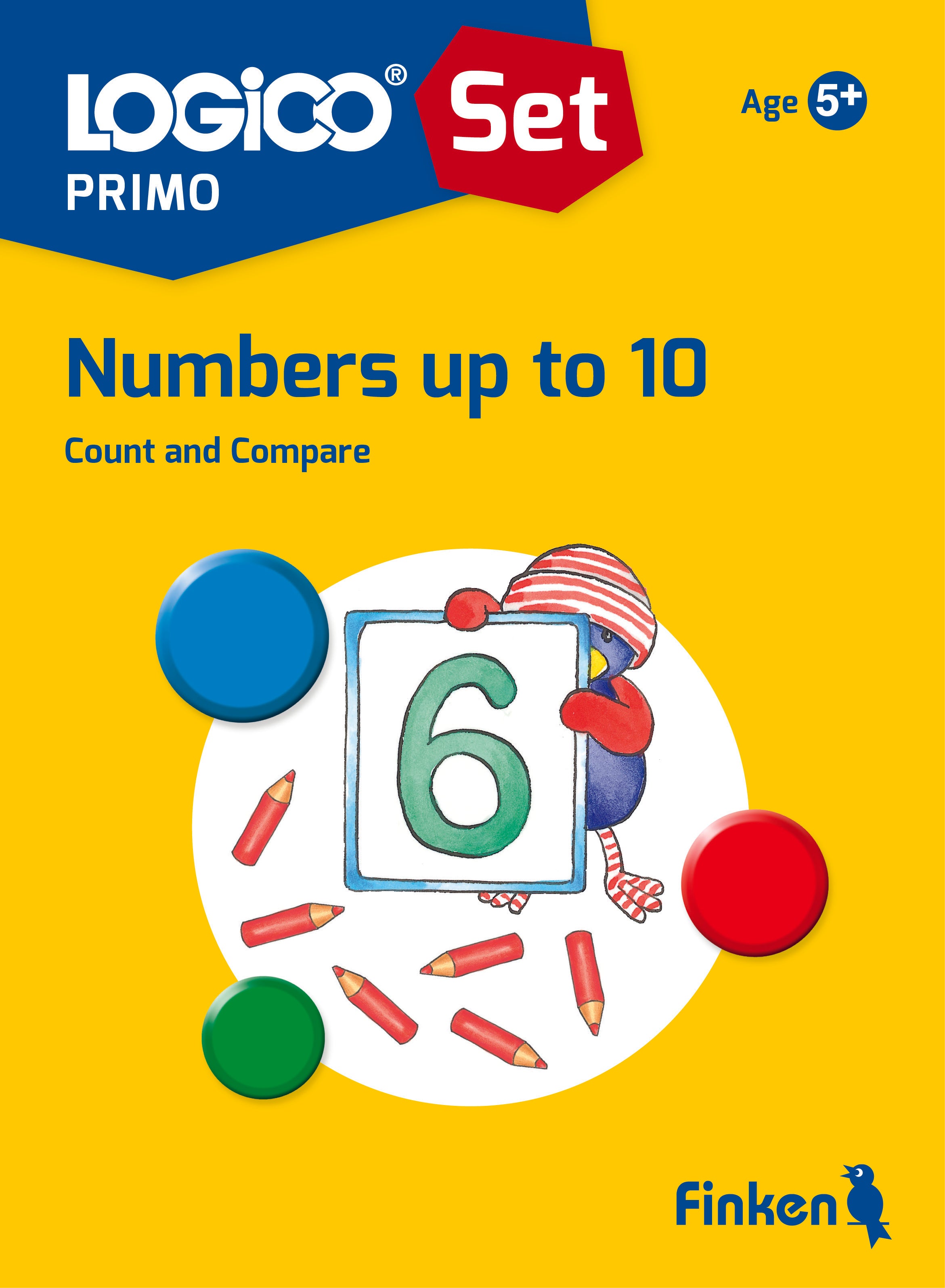 Numbers up to 10 Learning Cards for LOGICO Primo Board 5 Years +