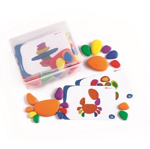 Rainbow Pebbles Set in a Box by educational colours