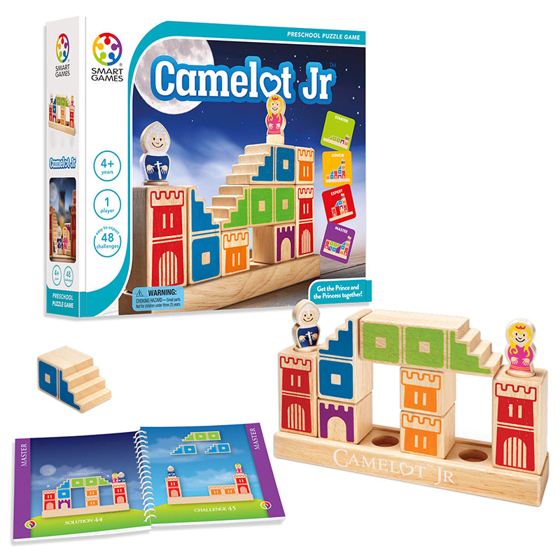 Camelot Jr by Smart Games - Get the Prince & Princess Together - 4 to 9 yrs