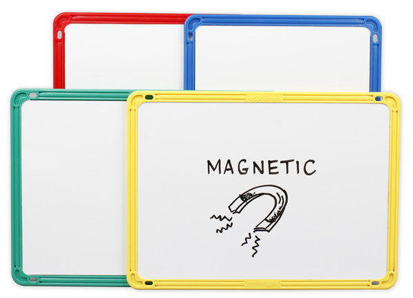 Magnetic Plastic Framed White Board