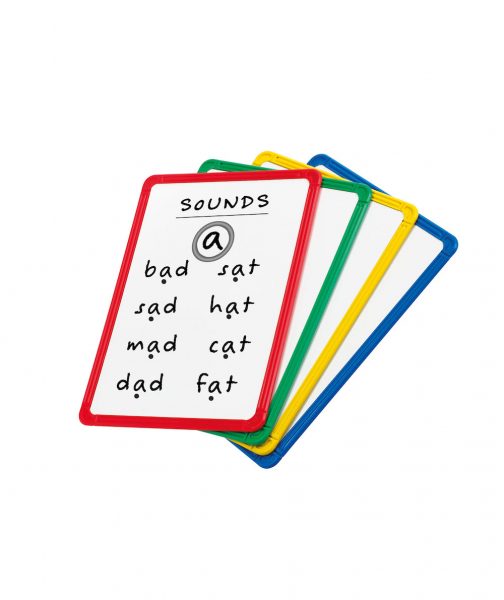 Magnetic Plastic Framed White Board