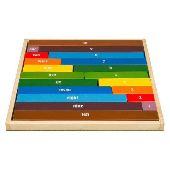 Wooden Montessori Inspired Counting Rods by Qtoys