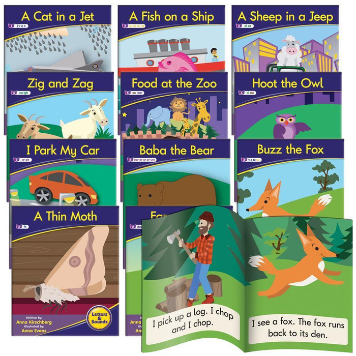 Junior Learning Phase 3 Phonics fiction decodable reader set