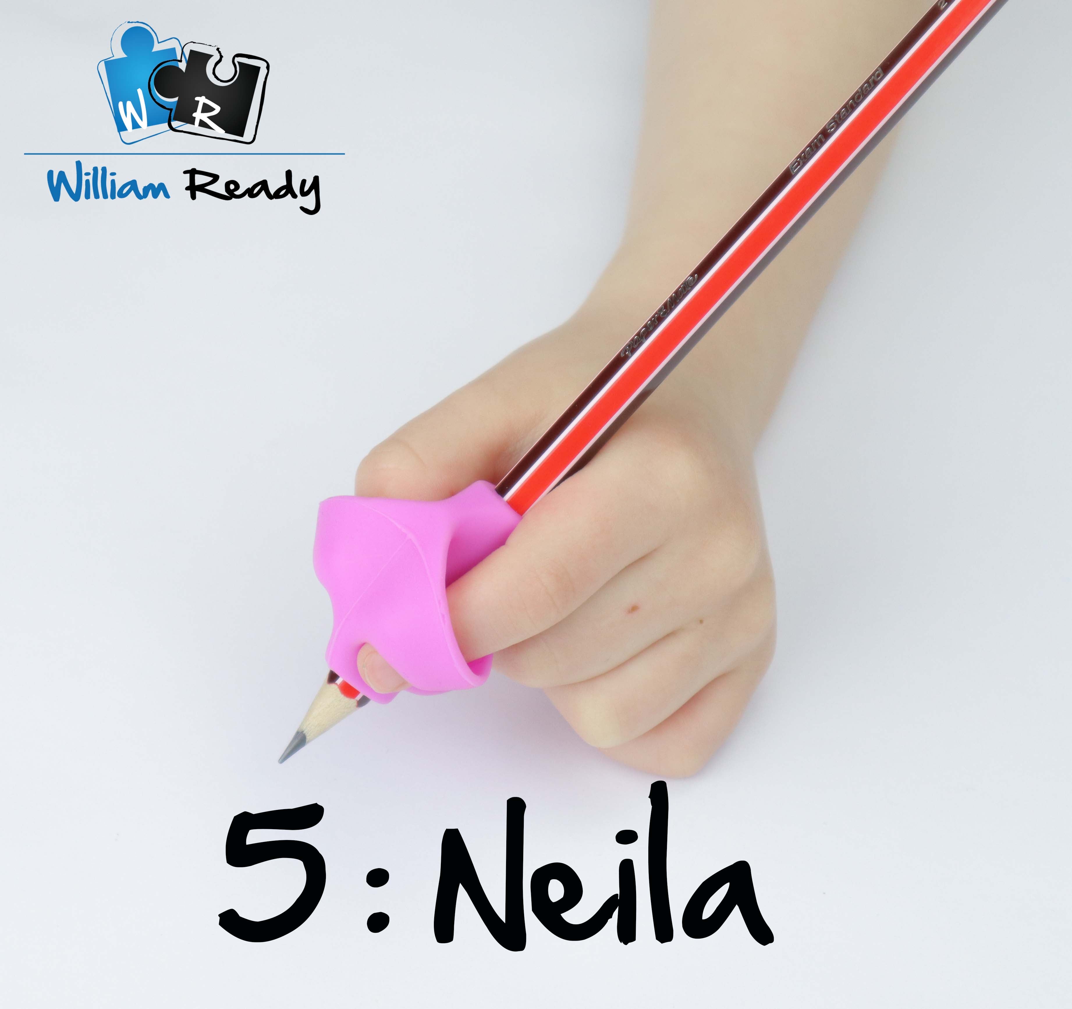 Grippies – 5 x Superhero Pencil Grips by William Ready