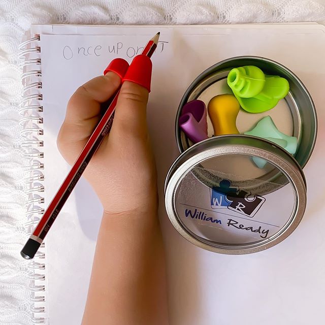 Grippies – 5 x Superhero Pencil Grips by William Ready