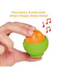 Hide and Squeak Egg and Spoon Set by TOMY