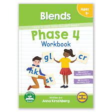 Phase 4 Workbook for Decodable Readers by Beanstalk Books