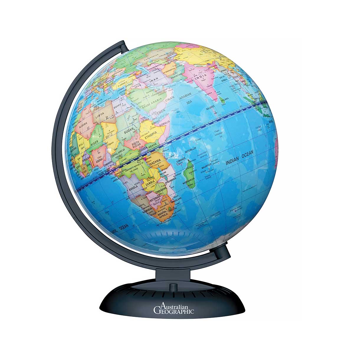 Night Light Up Globe - 20cm - Ages 6+  - by Australian Geographic