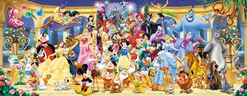 Ravensburger 1000 piece Disney Characters Group Photo Panoramic Jigsaw Puzzle