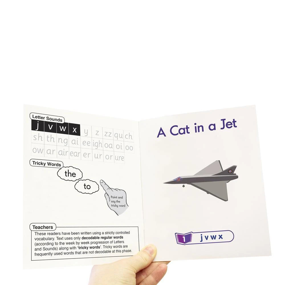 12 Decodable Readers - Phase 3 - Phonics - FICTION Books by Junior Learning