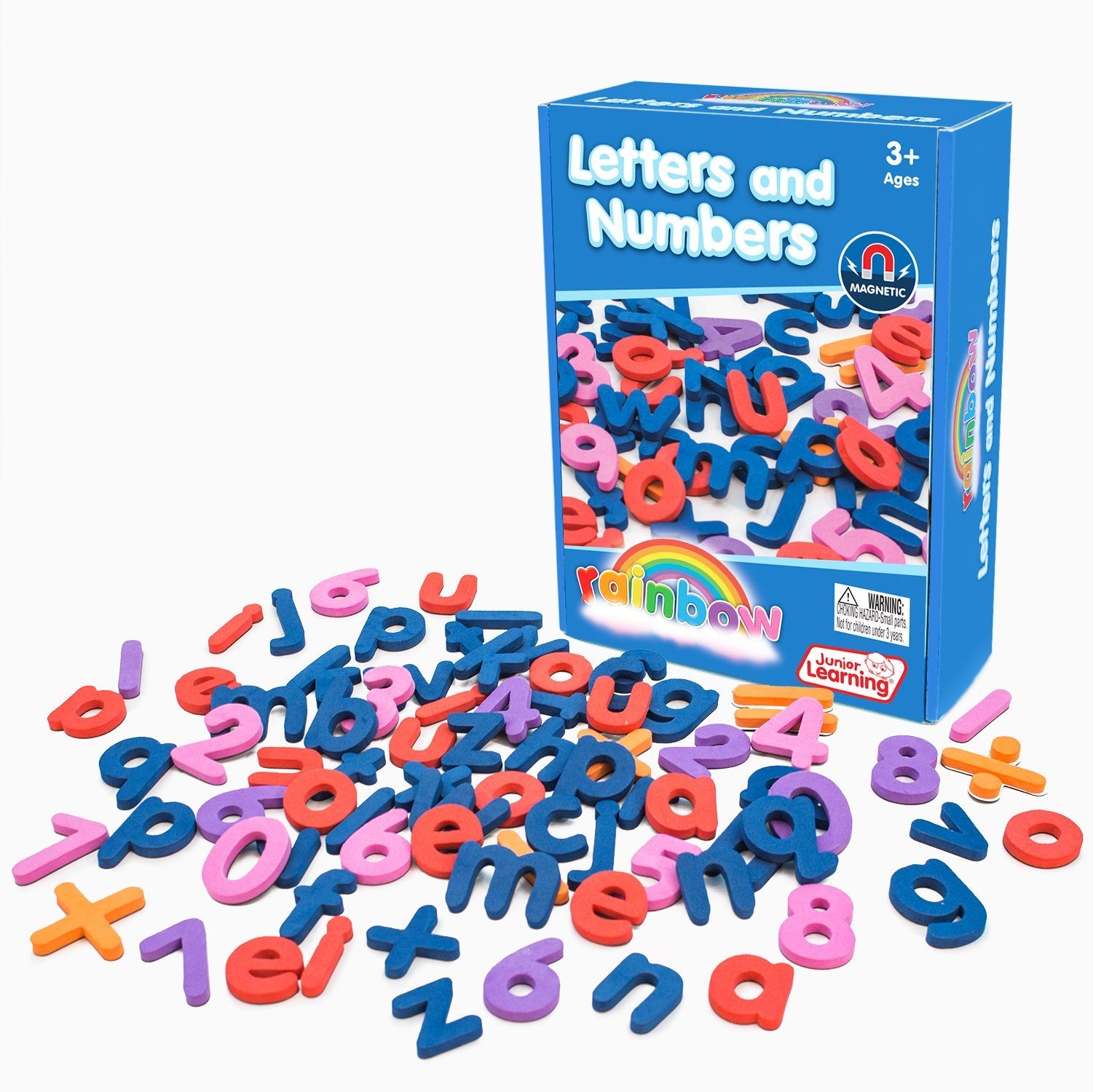 Magnetic Rainbow Letters and Numbers by Junior Learning