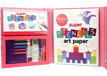 Super Stencils and Art Kit by Spicebox