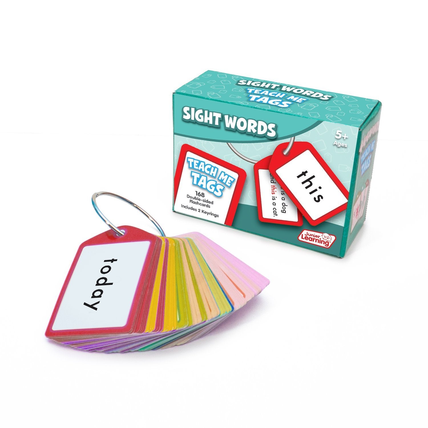 Tag For Words Teach Me Tags - SIGHT WORDS Flash Cards - Learning to Read - By Junior