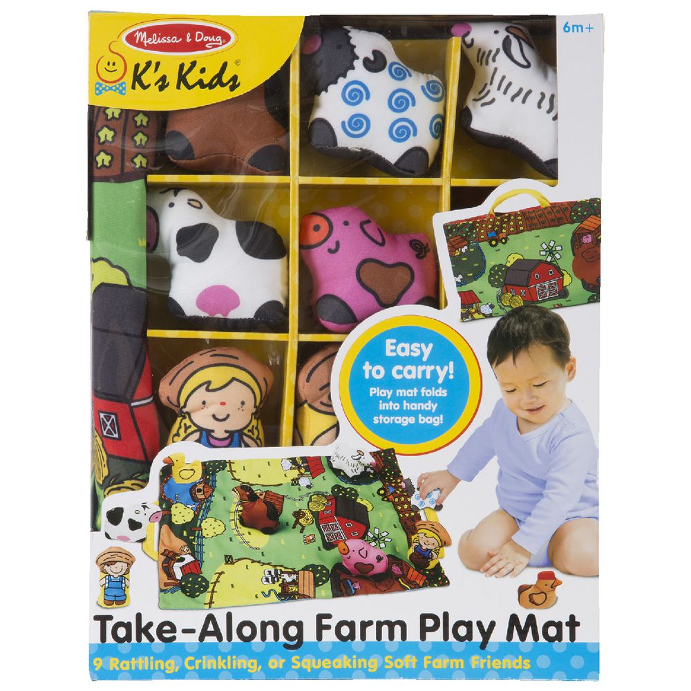 Melissa & Doug M&D Take Along Farmyard play mat by K's Kids
