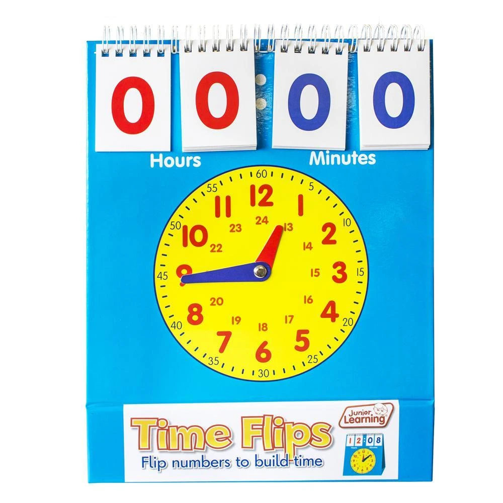 Learn to Tell Time Flip Chart by Junior Learning