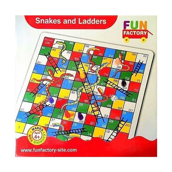Wooden Snakes and Ladders by Fun Factory